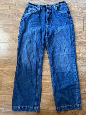 Relaxed Women's Blue Denim Jeans - Classic Casual Fit